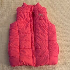 Puma Vibrant Pink Quilted Vest